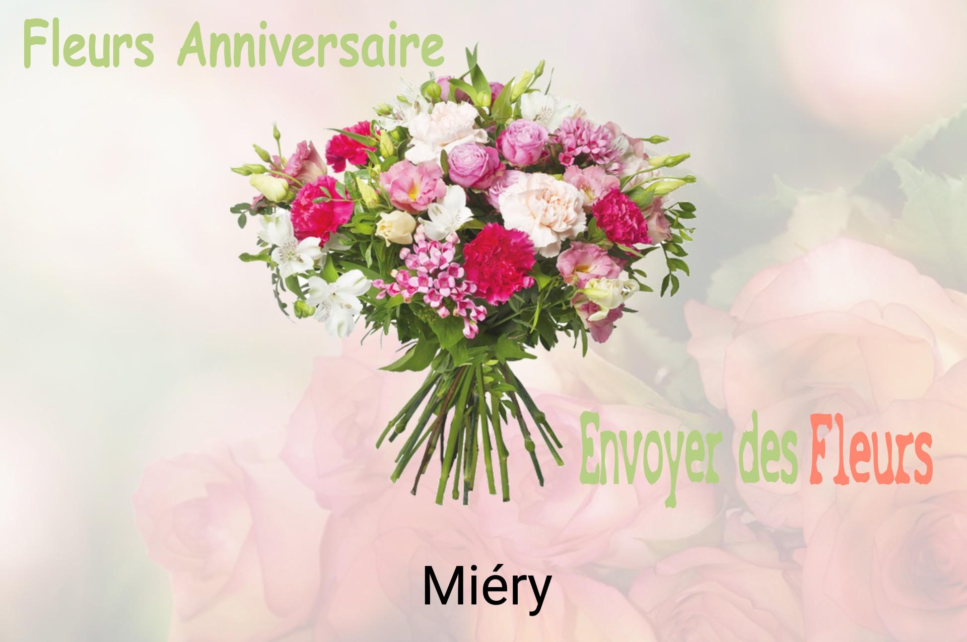 Bouquet de fleurs d’anniversaire livré à Miéry
