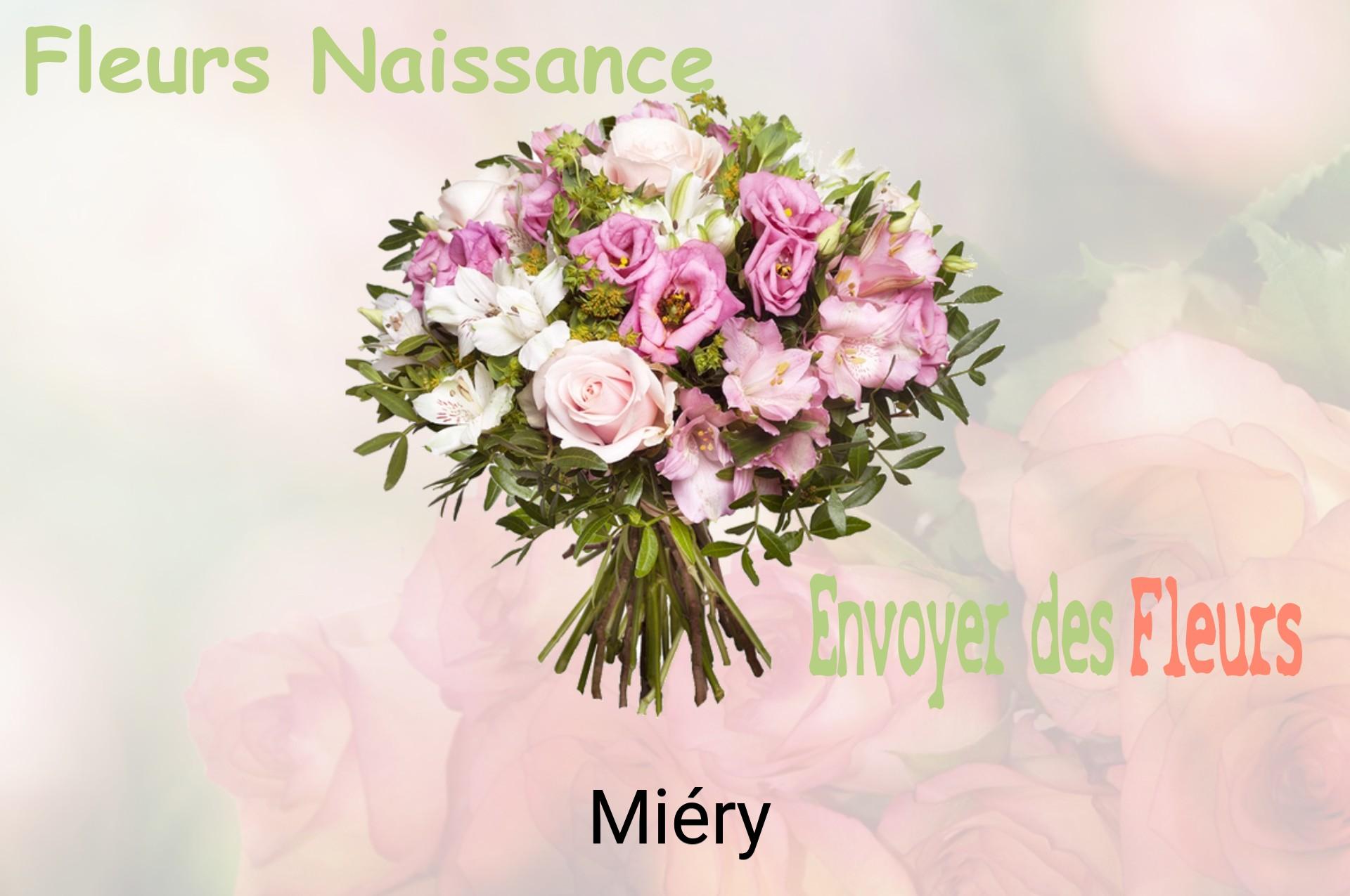 Bouquet de fleurs de naissance livré à Miéry
